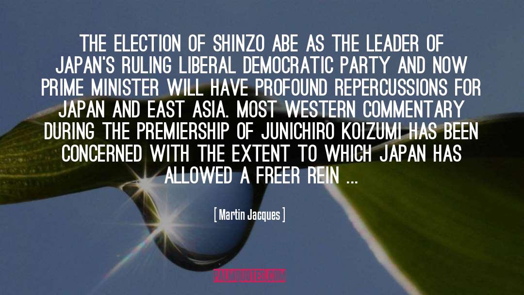 Shinzo quotes by Martin Jacques