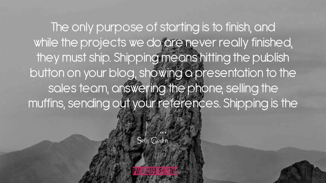 Shipping quotes by Seth Godin