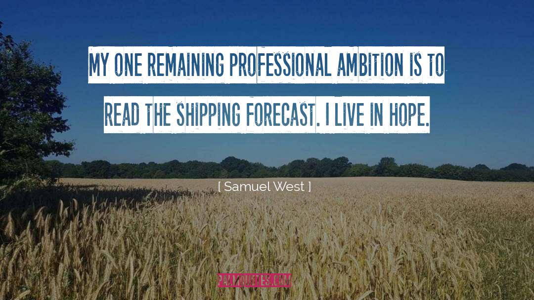 Shipping quotes by Samuel West