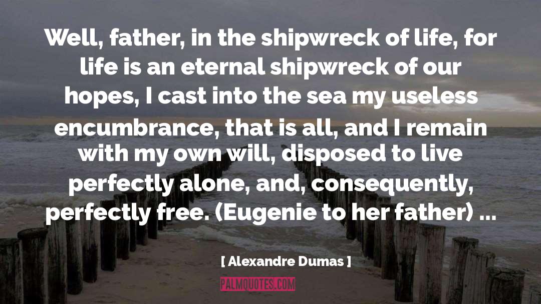 Shipwreck quotes by Alexandre Dumas