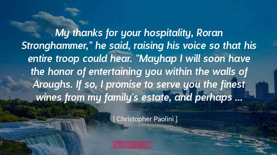 Shiraz Wines quotes by Christopher Paolini