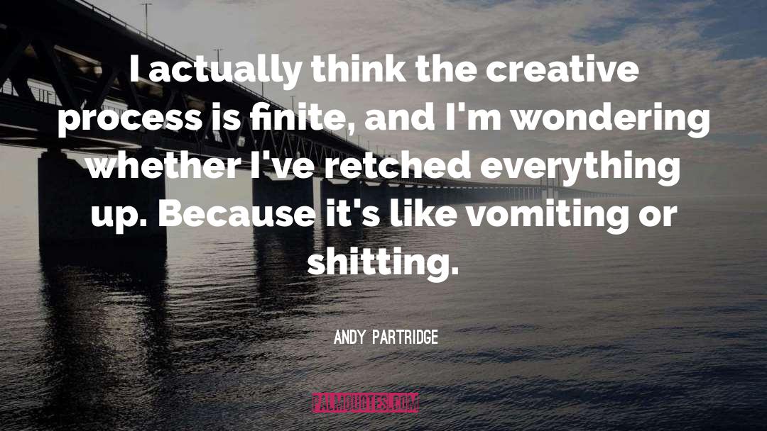 Shitting quotes by Andy Partridge