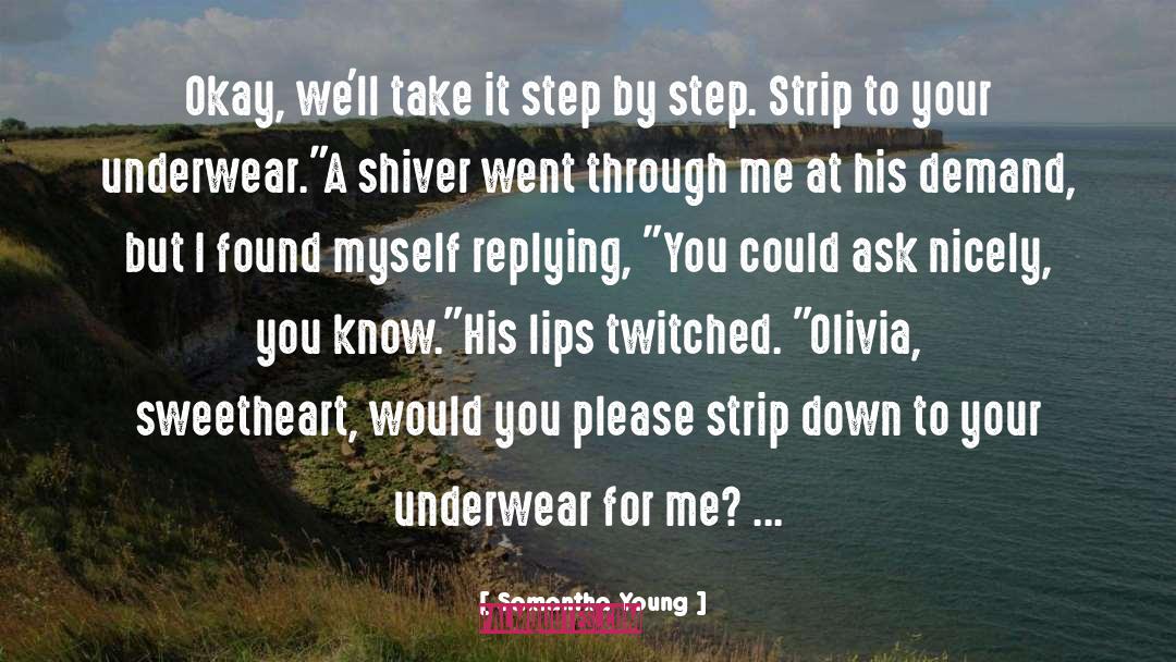 Shiver quotes by Samantha Young