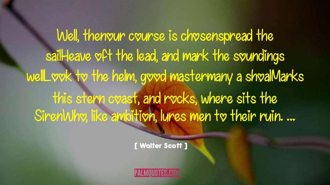 Shoal quotes by Walter Scott