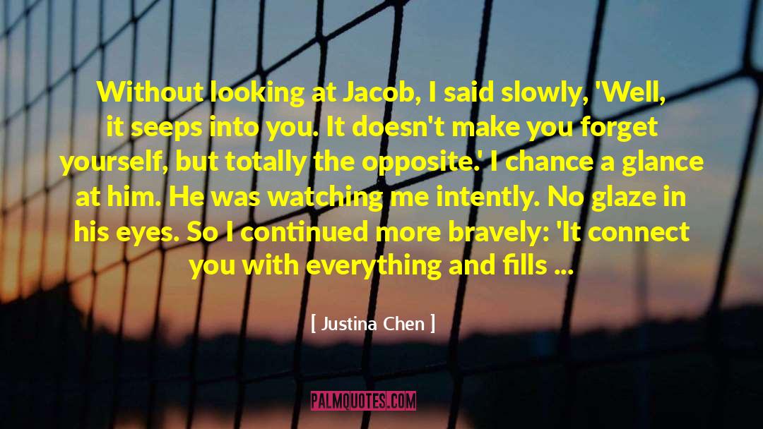 Shock Awe quotes by Justina Chen