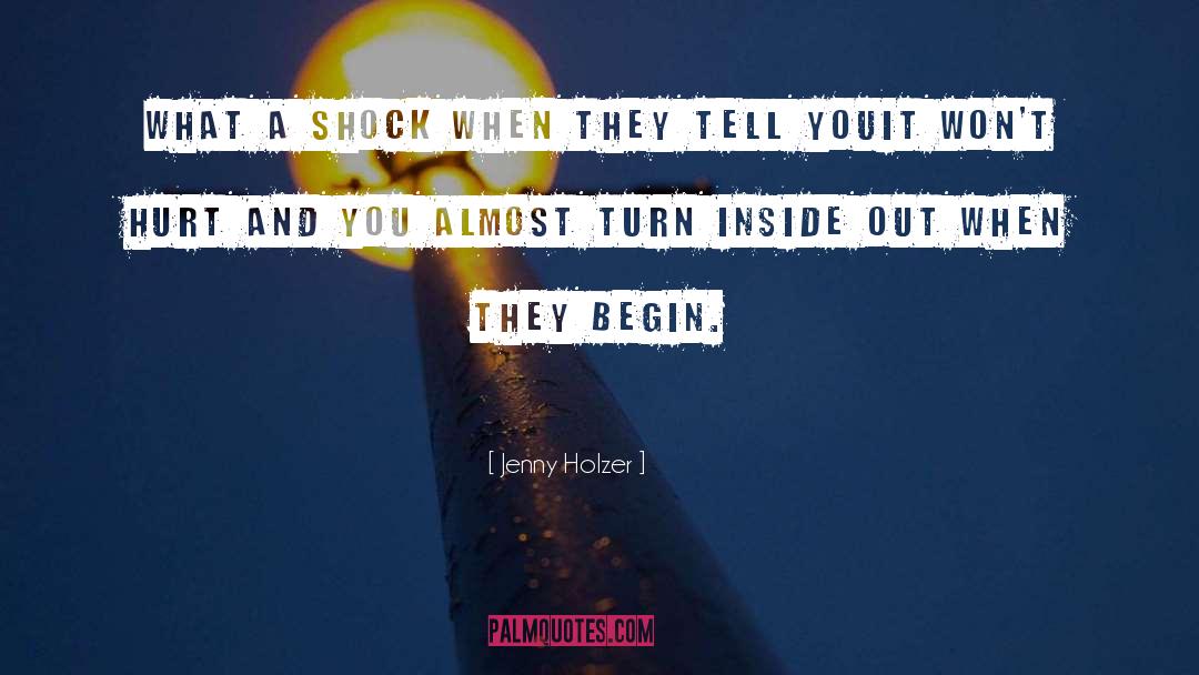 Shock quotes by Jenny Holzer