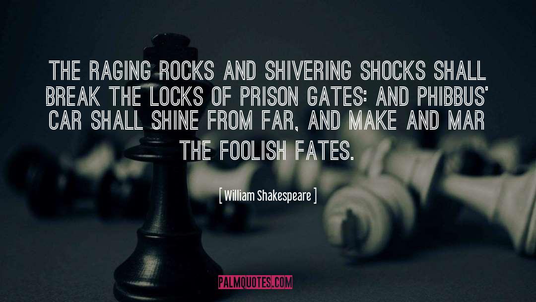 Shocks quotes by William Shakespeare