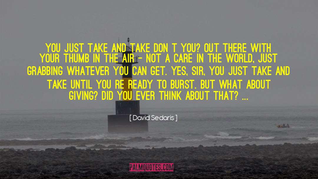 Shoe quotes by David Sedaris
