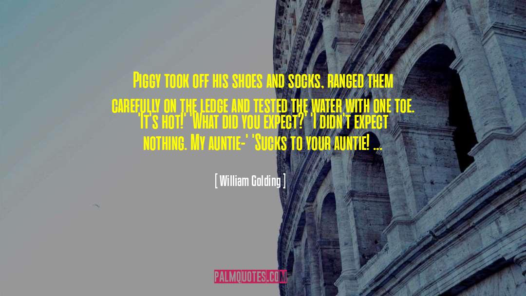 Shoes And Socks quotes by William Golding