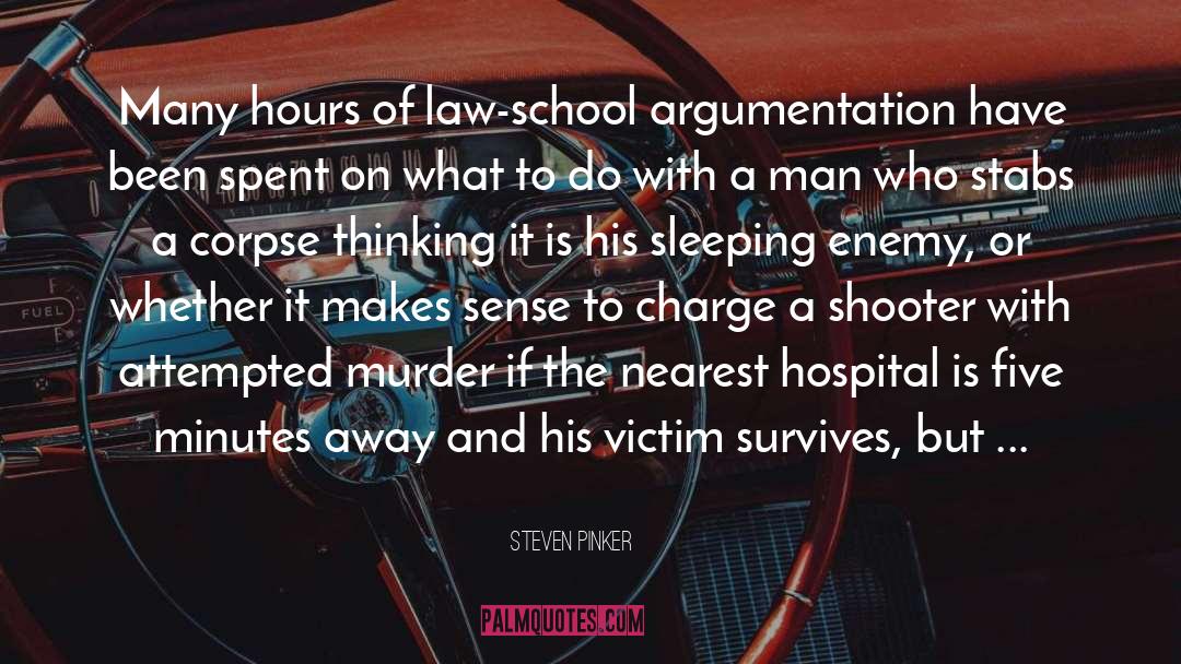 Shooter quotes by Steven Pinker