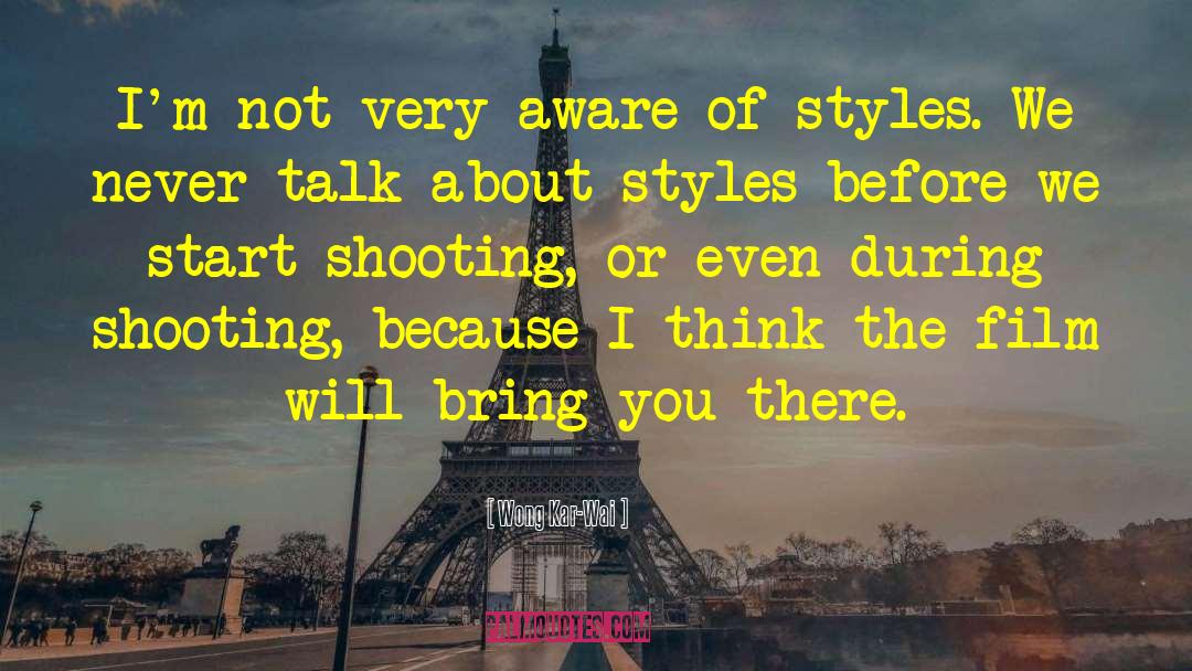 Shooting Guns quotes by Wong Kar-Wai