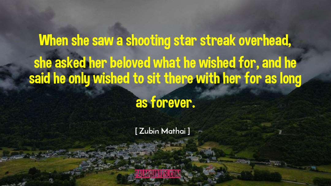 Shooting Star quotes by Zubin Mathai