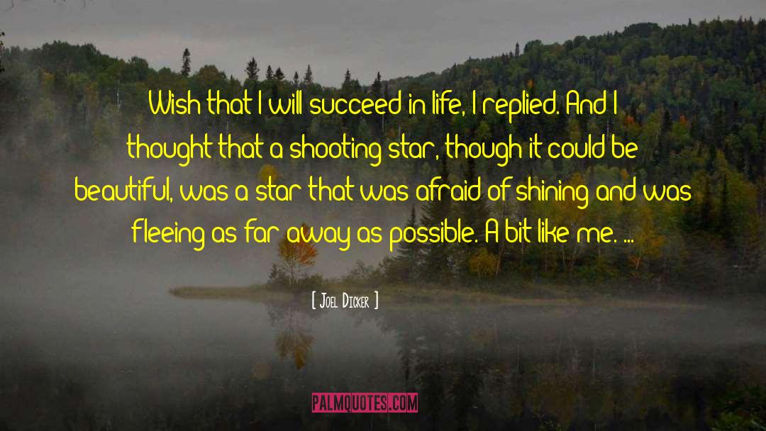 Shooting Star quotes by Joel Dicker