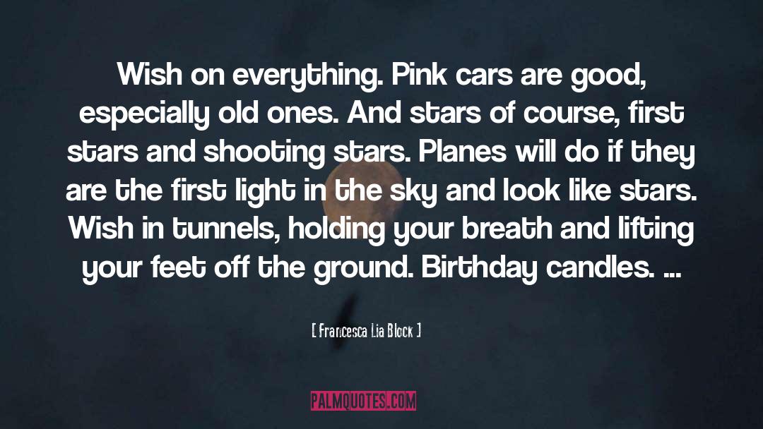 Shooting Stars quotes by Francesca Lia Block