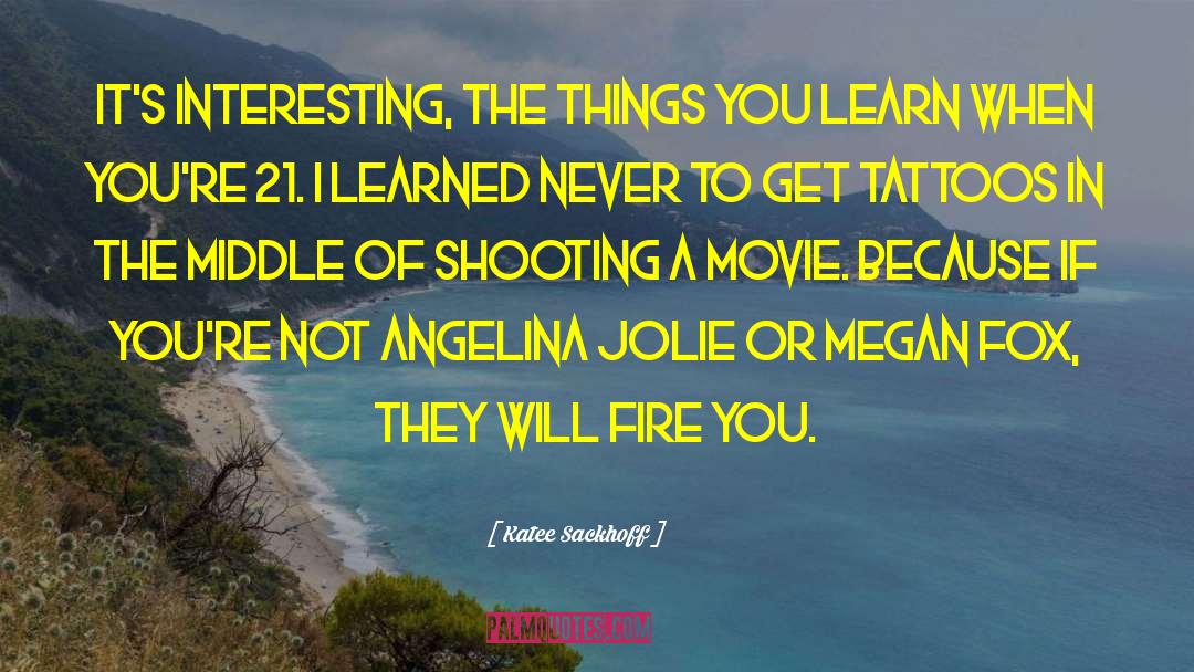 Shooting Stars quotes by Katee Sackhoff
