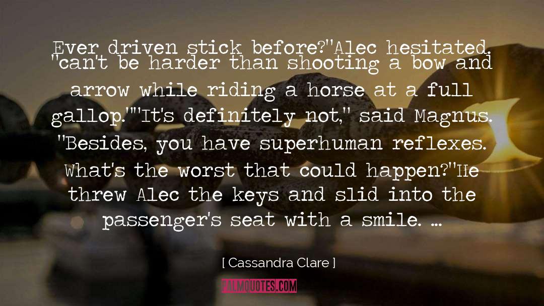 Shooting Up quotes by Cassandra Clare