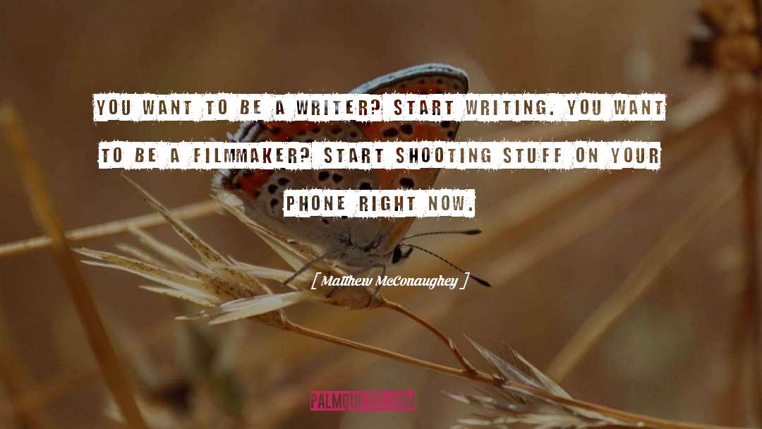Shooting Up quotes by Matthew McConaughey