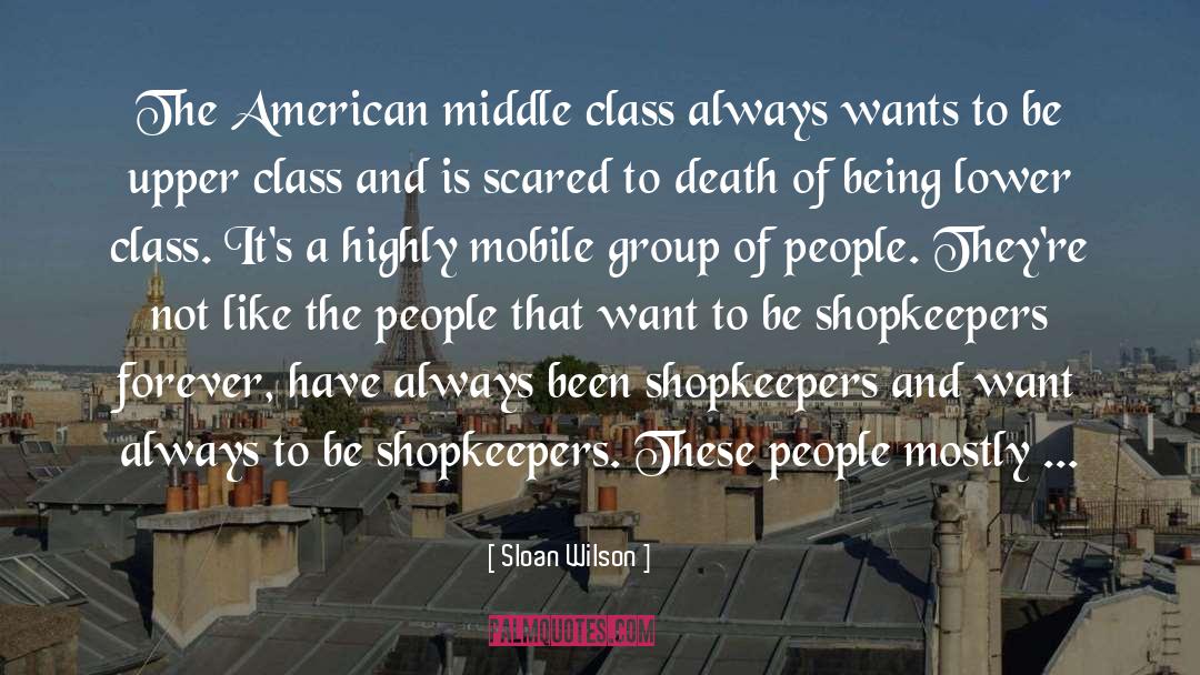 Shopkeepers quotes by Sloan Wilson