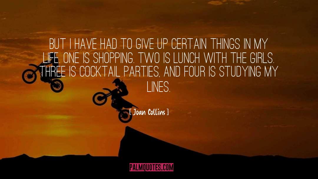 Shopping Centers quotes by Joan Collins