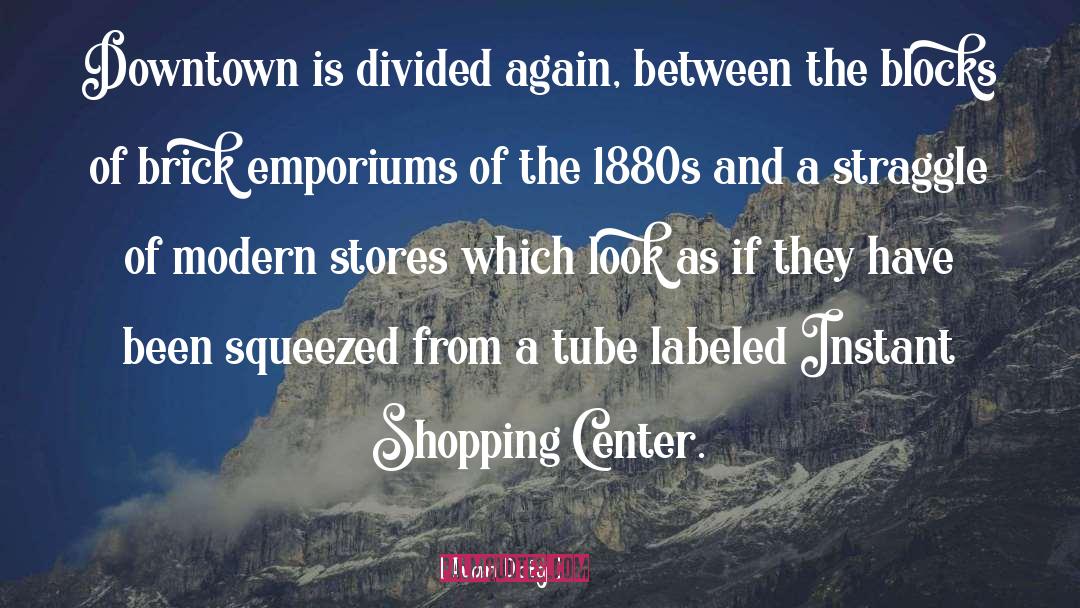 Shopping quotes by Ivan Doig