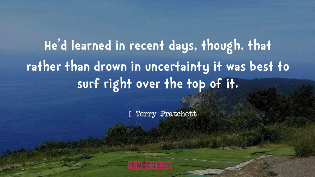 Shore Of Uncertainty quotes by Terry Pratchett