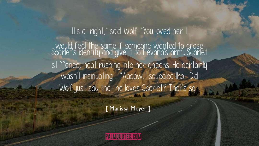 Short Cute Love quotes by Marissa Meyer