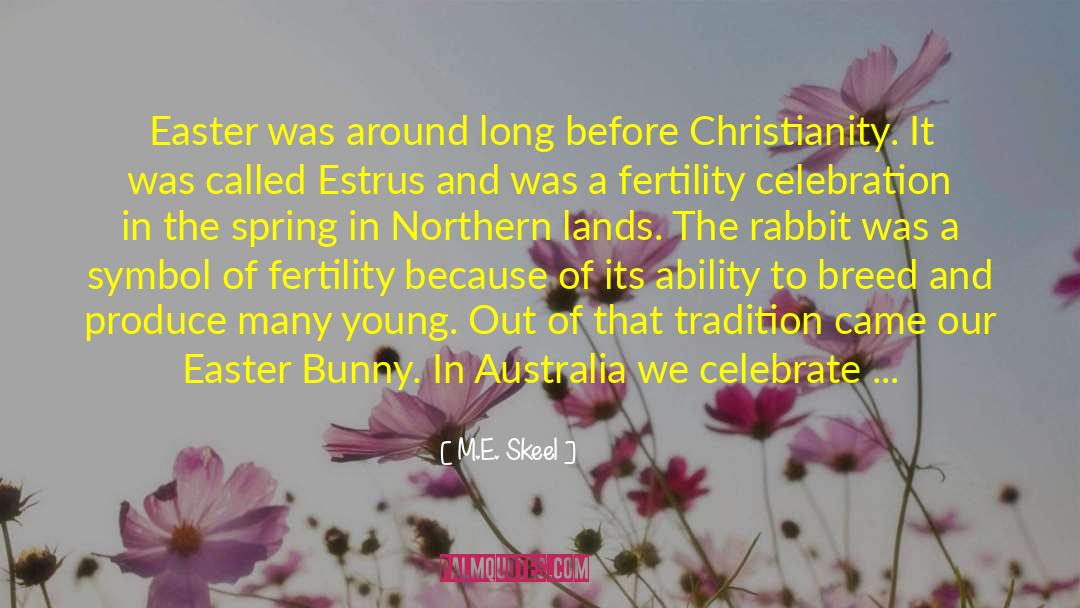 Short Easter Religious quotes by M.E. Skeel