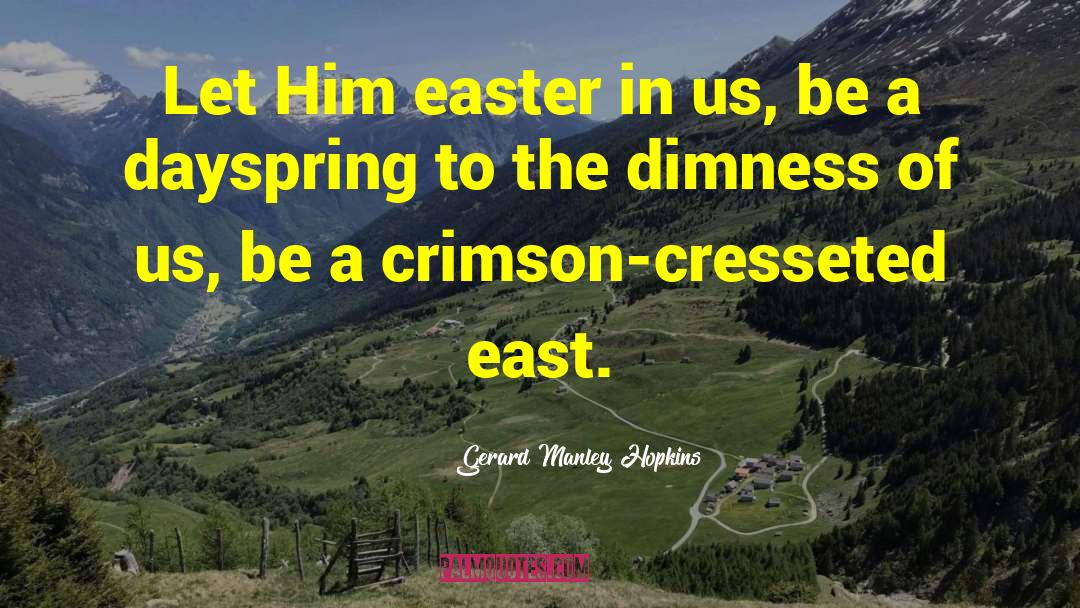 Short Easter Religious quotes by Gerard Manley Hopkins