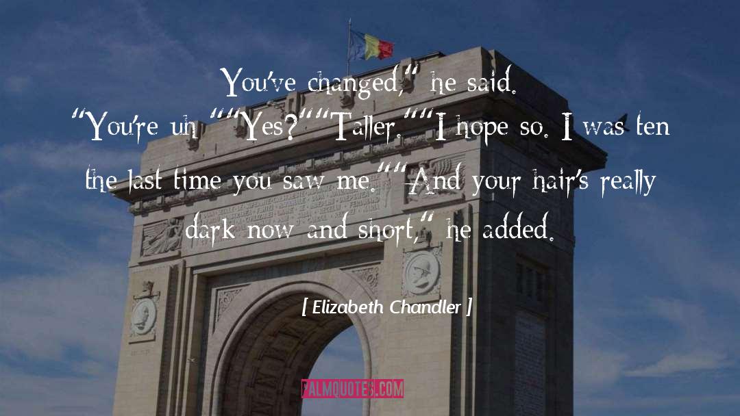 Short Elephant quotes by Elizabeth Chandler