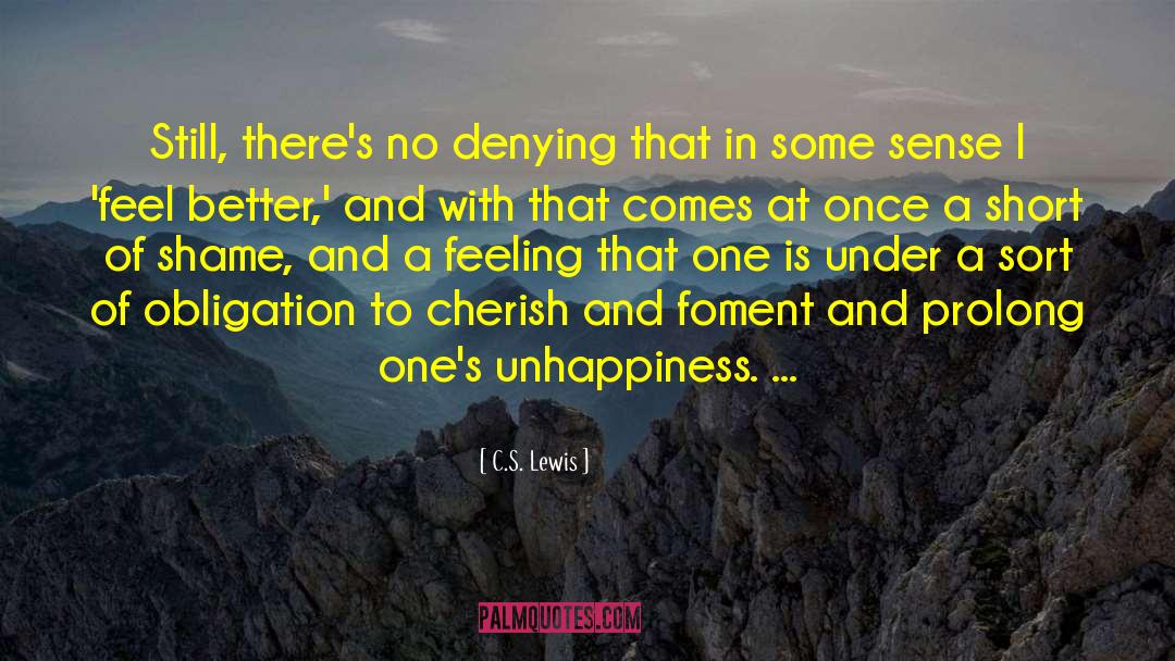 Short Eventing quotes by C.S. Lewis