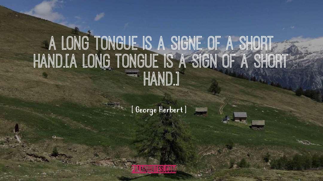 Short Hand quotes by George Herbert