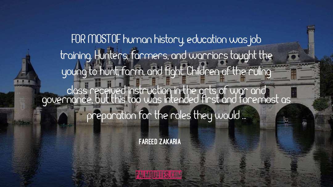 Short Inspirational Job Hunt quotes by Fareed Zakaria
