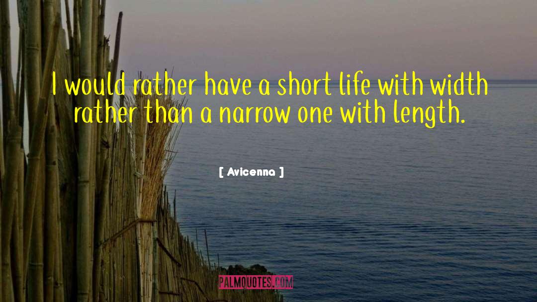 Short Life quotes by Avicenna