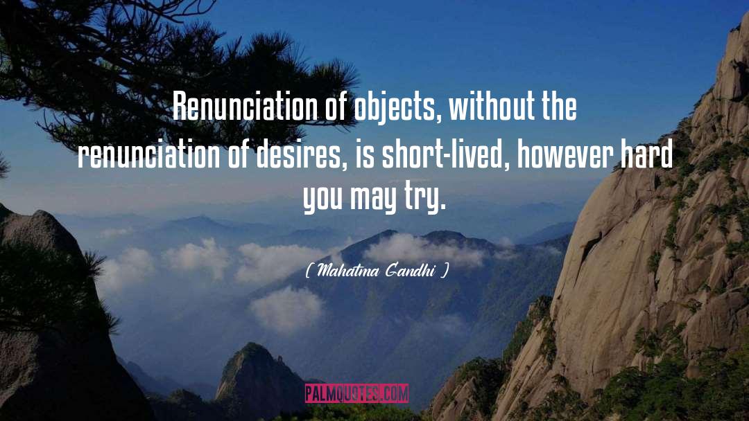 Short Lived quotes by Mahatma Gandhi