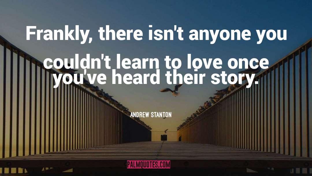 Short Love Story quotes by Andrew Stanton