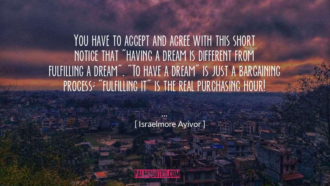 Short Notice quotes by Israelmore Ayivor