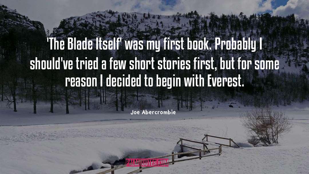 Short Stories Italicized Or quotes by Joe Abercrombie