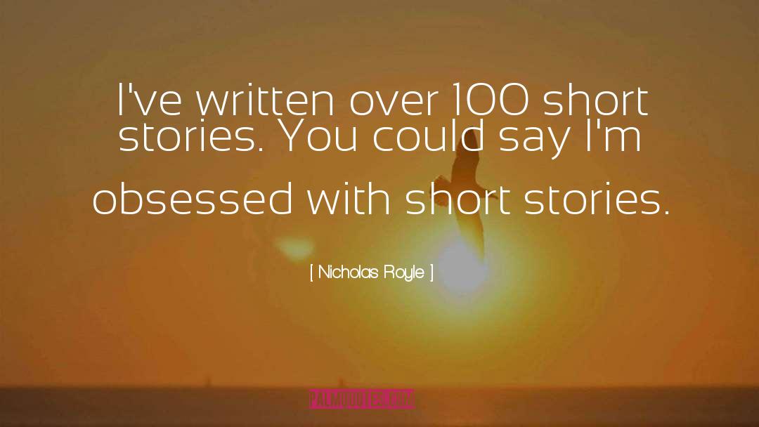 Short Stories Italicized Or quotes by Nicholas Royle