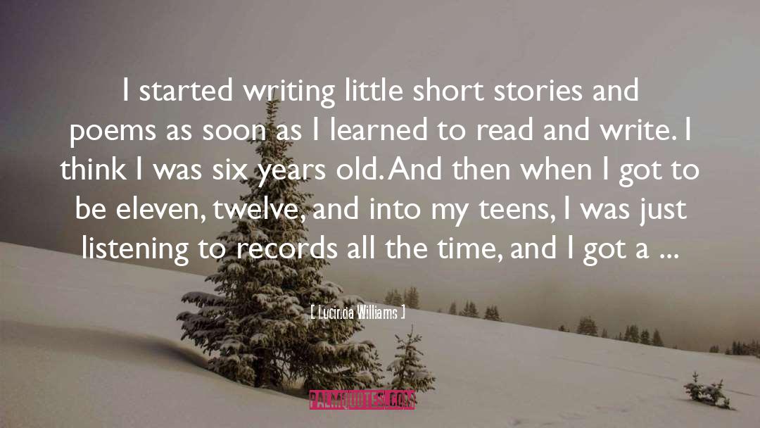 Short Stories quotes by Lucinda Williams