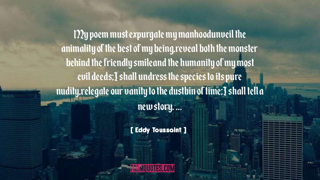 Short Story Best New Horror quotes by Eddy Toussaint