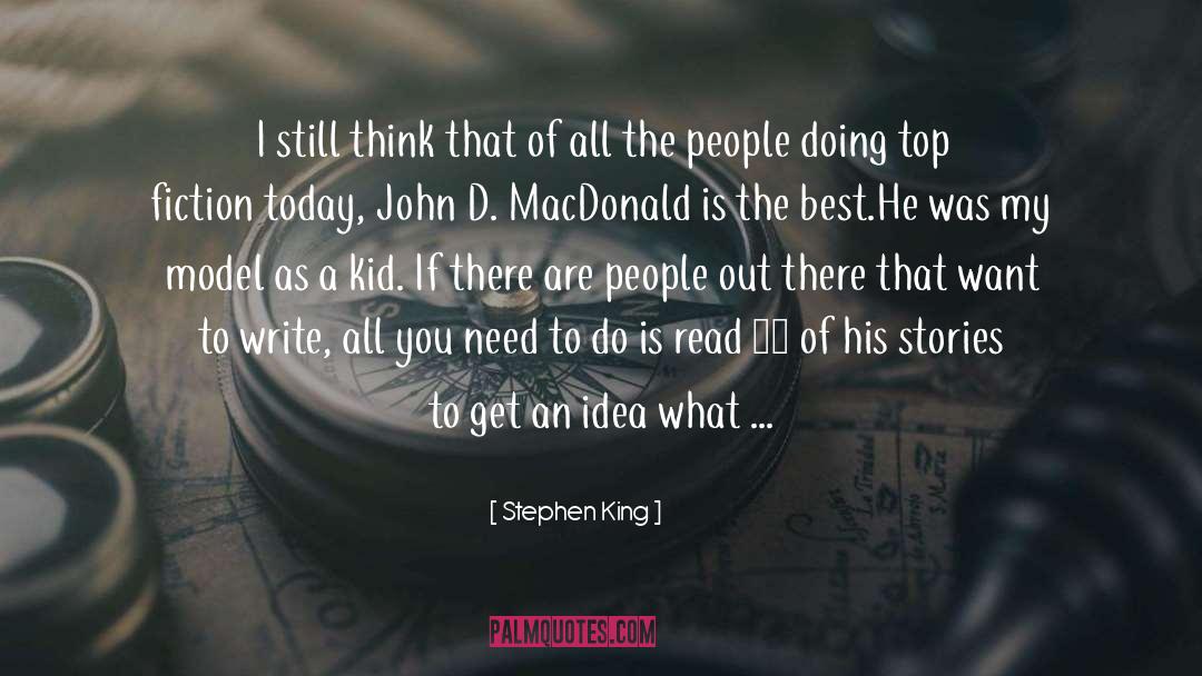 Short Story Writing quotes by Stephen King