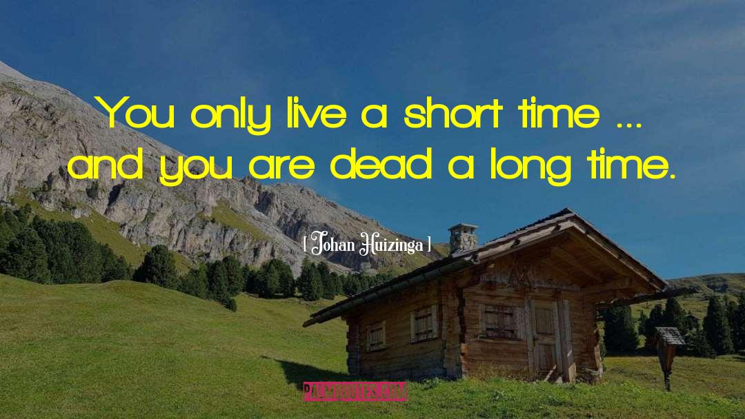 Short Time quotes by Johan Huizinga