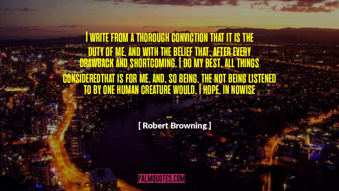 Shortcoming quotes by Robert Browning