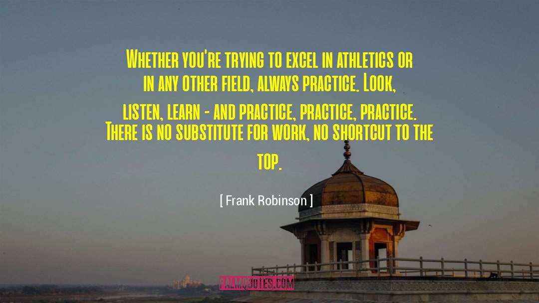 Shortcut quotes by Frank Robinson