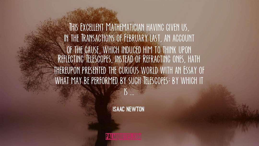 Shortened quotes by Isaac Newton