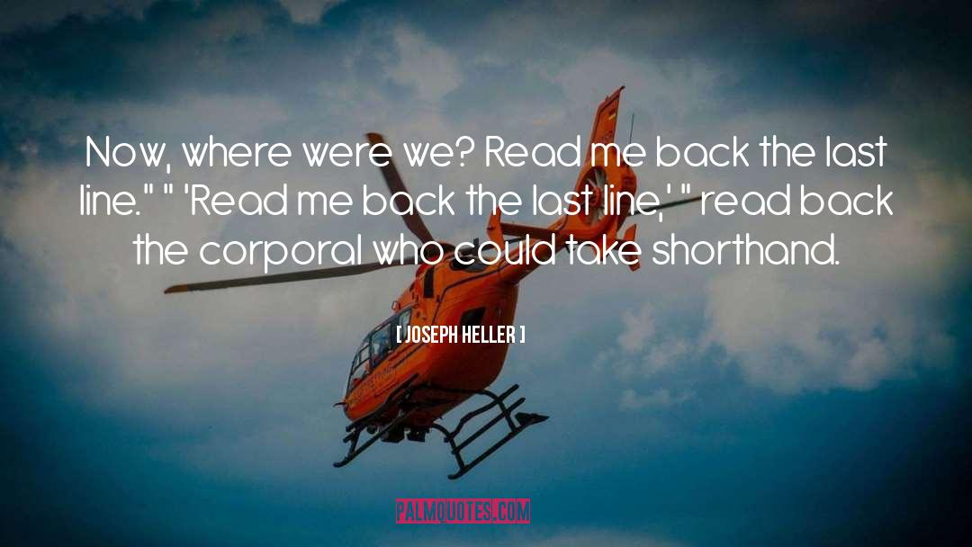 Shorthand quotes by Joseph Heller