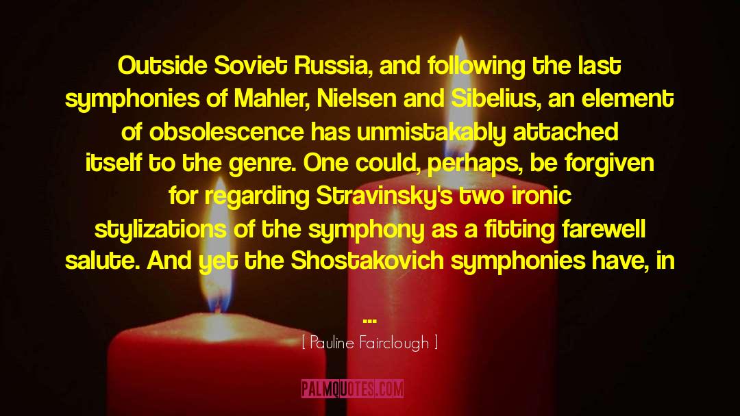 Shostakovich quotes by Pauline Fairclough