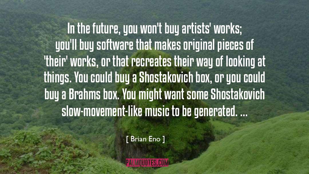 Shostakovich quotes by Brian Eno