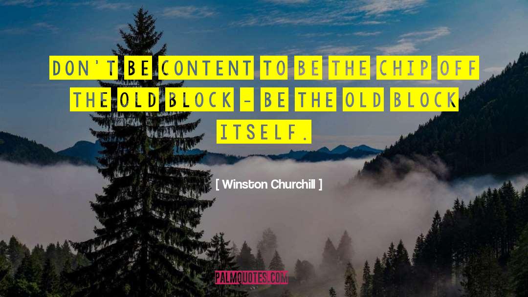 Should I Indent Block quotes by Winston Churchill