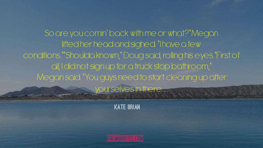 Shoulda quotes by Kate Brian